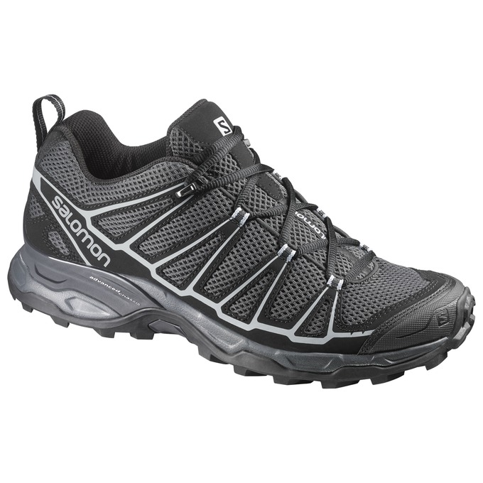 Salomon Israel X ULTRA PRIME - Mens Hiking Shoes - Grey/Black (DUAM-69783)